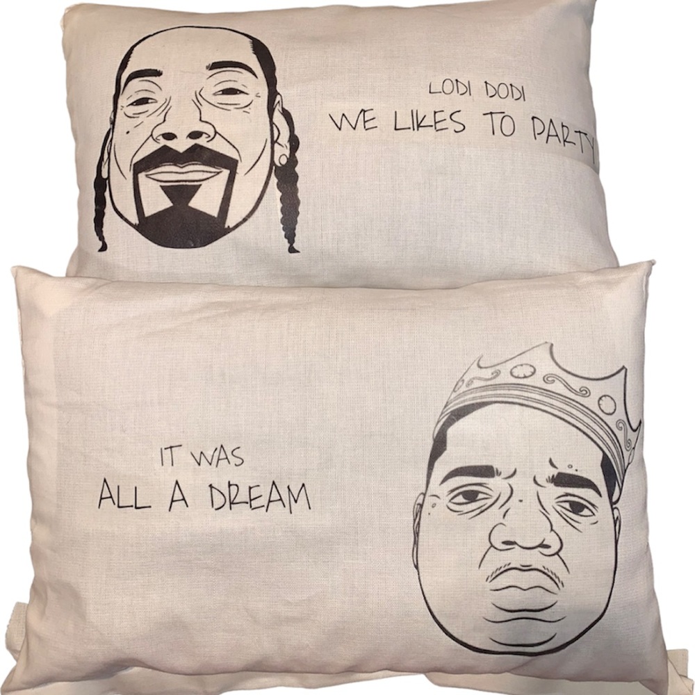 Snoop Dog & Biggie custom Pillow cases